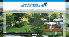 Desktop Screenshot of kransburger-see.de