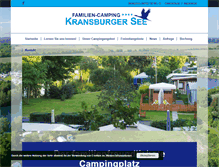 Tablet Screenshot of kransburger-see.de